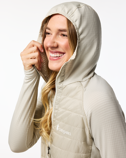 Capa Hybrid Insulated Hooded Jacket - Women's - Mineral - US 6183