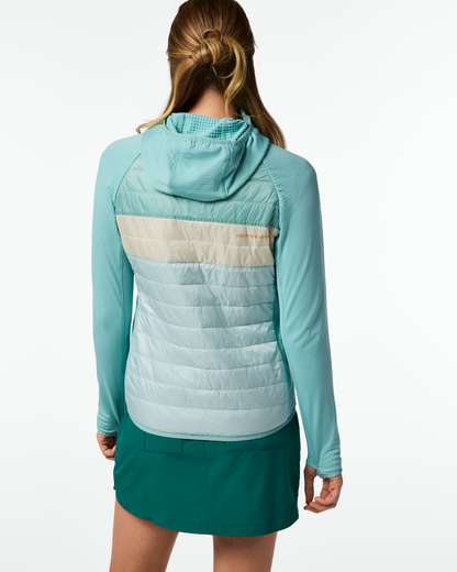 Capa Hybrid Insulated Hooded Jacket - Women's - Tide Pool/Surf - US 1147