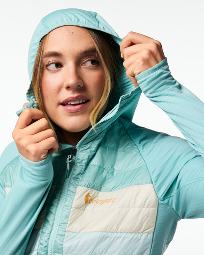 Capa Hybrid Insulated Hooded Jacket - Women's - Tide Pool/Surf - US 1147