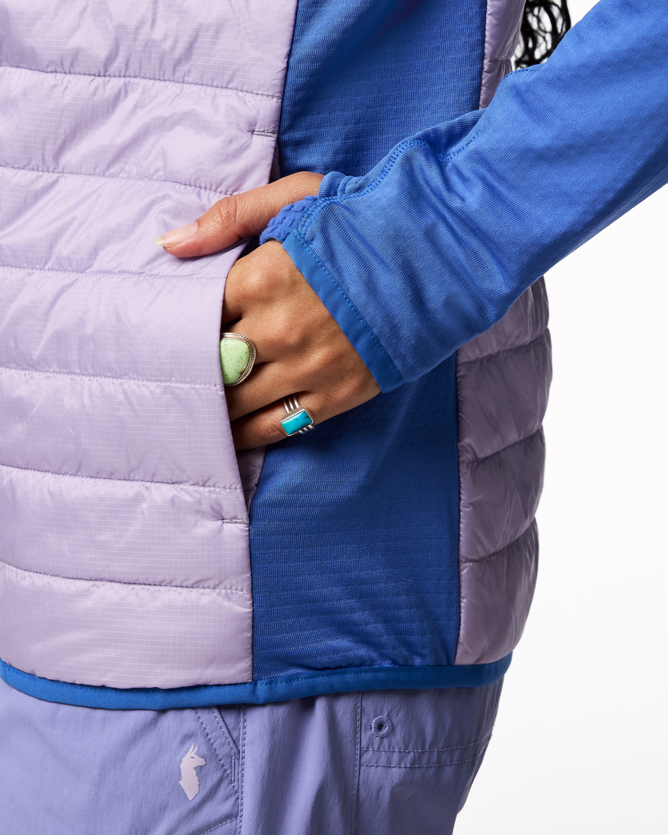 Capa Hybrid Insulated Jacket - Women's - Azure/Moonbeam - US 6750