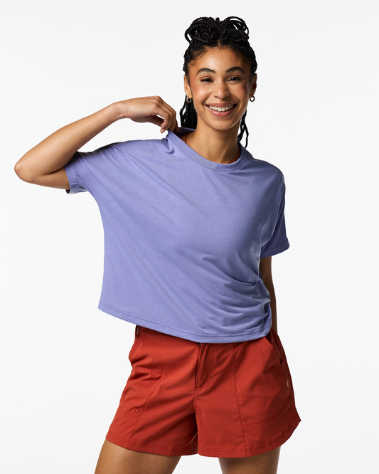 Empaca Boxy T-Shirt - Women's - Aster - US 5093
