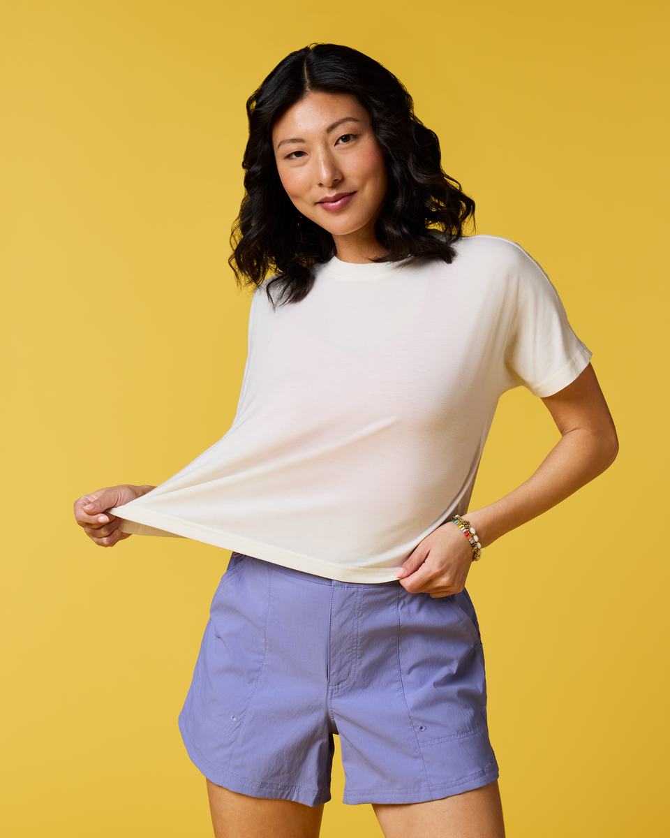 Empaca Boxy T-Shirt - Women's - Aster - US 5093