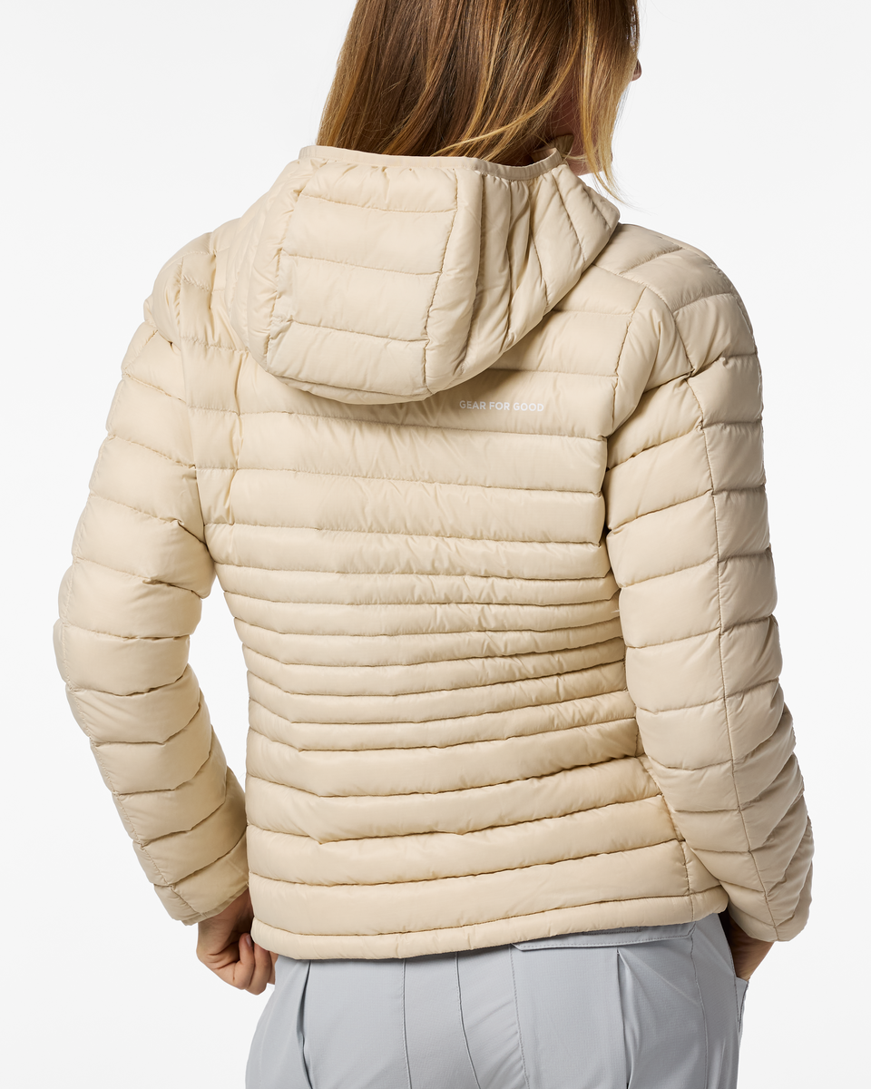 Fuego Down Hooded Jacket - Women's - Cotopaxi Cream - US 5850