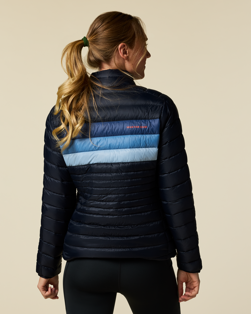 Fuego Down Jacket - Women's - Carbon Stripes - US 7907