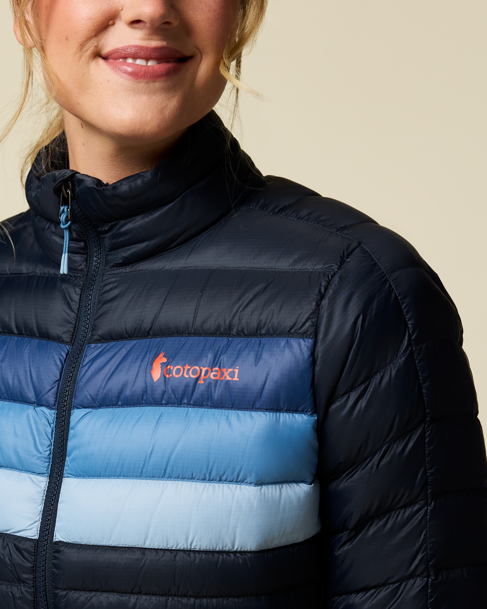 Fuego Down Jacket - Women's - Carbon Stripes - US 7907