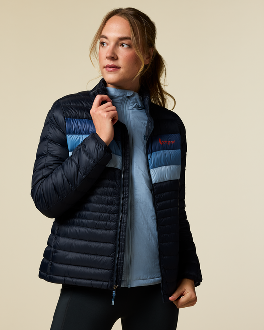 Fuego Down Jacket - Women's - Carbon Stripes - US 7907