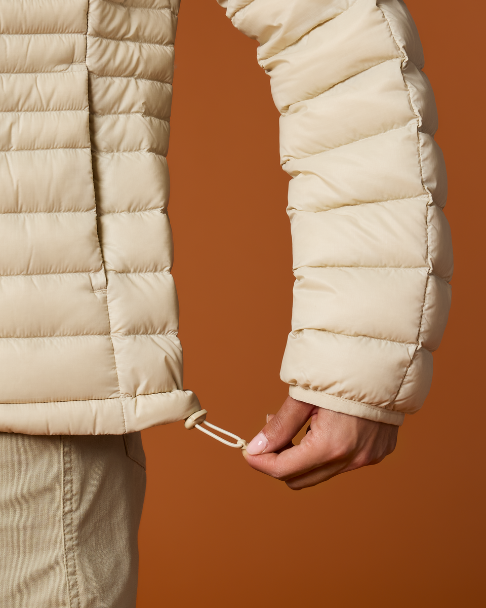 Fuego Down Jacket - Women's - Cream Stripes - US 9773