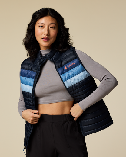 Fuego Down Vest - Women's - Carbon Stripes - US 6661