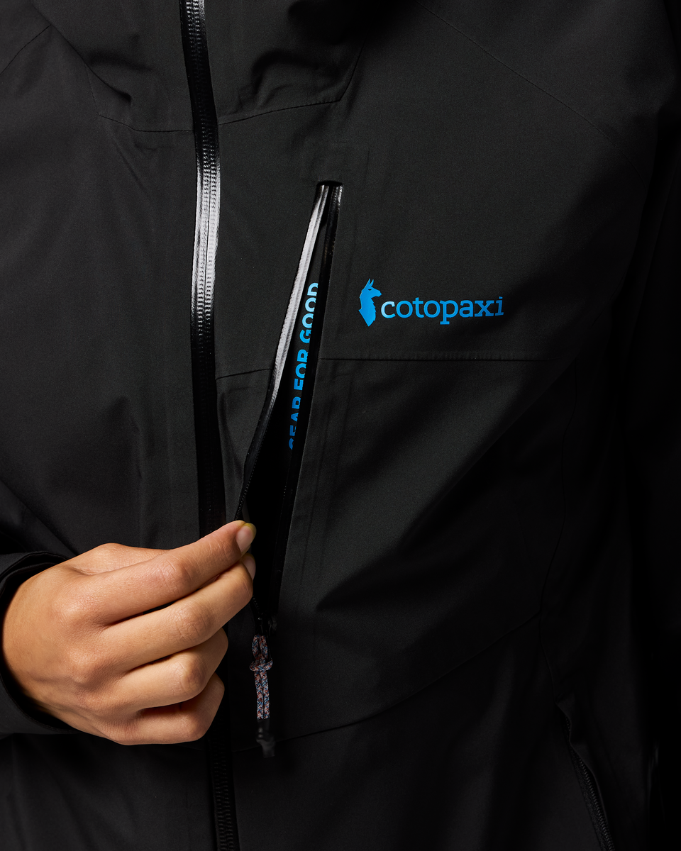 Impermeo 3L Hooded Shell Jacket - Women's - Cotopaxi Black - US 8797