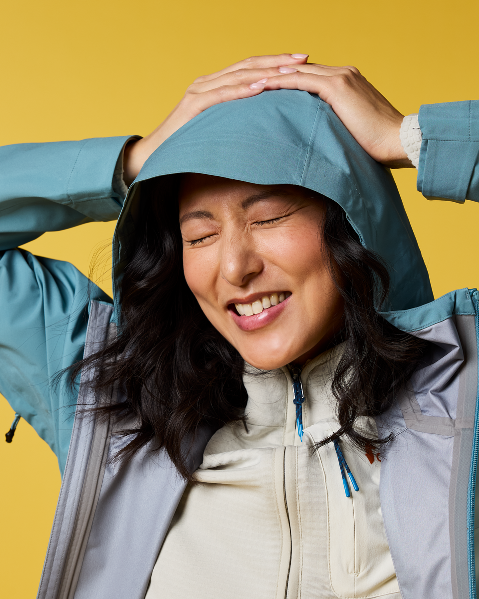 Impermeo 3L Hooded Shell Jacket - Women's - Everglade/Tide Pool - US 9889
