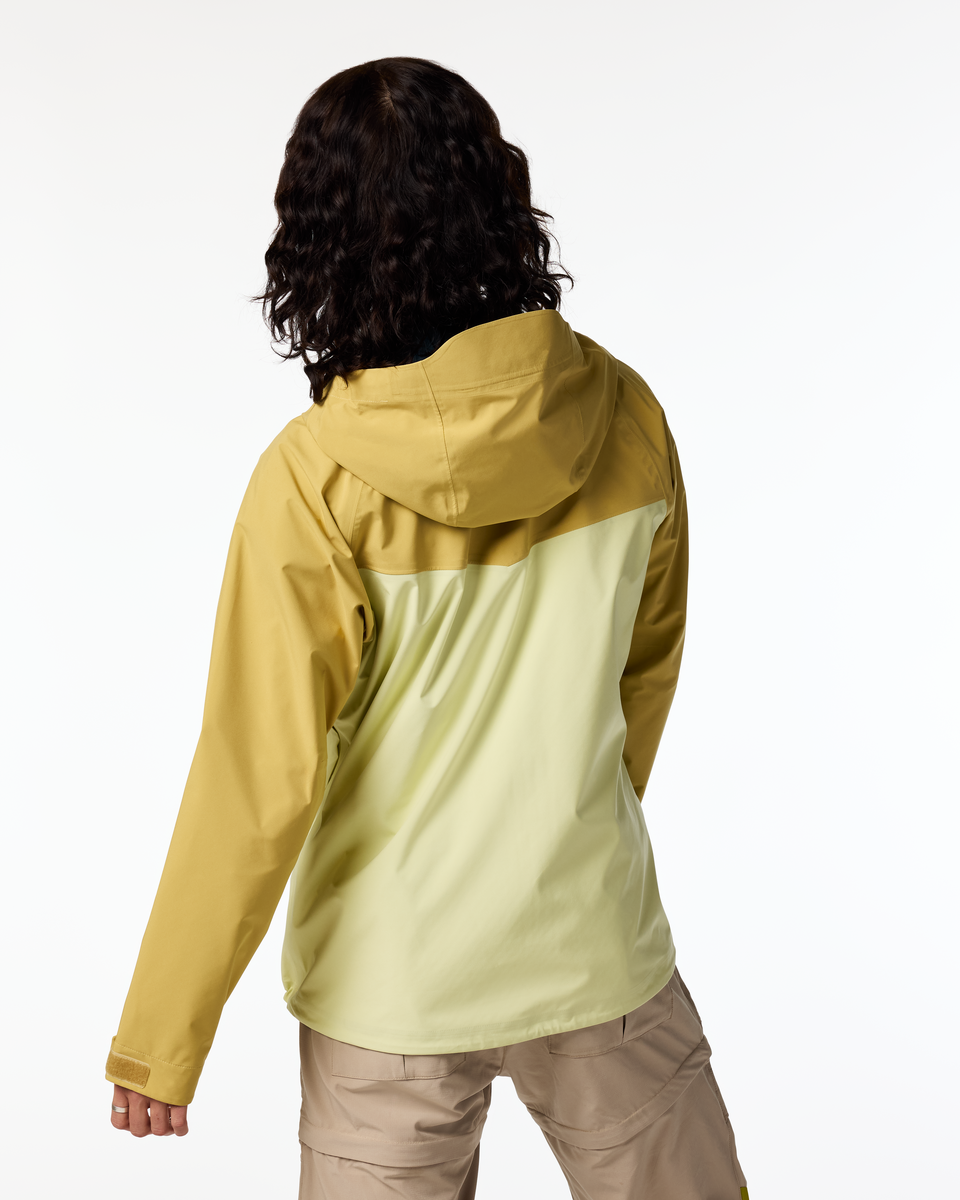 Impermeo 3L Hooded Shell Jacket - Women's - Husk/Honeydew - US 2041