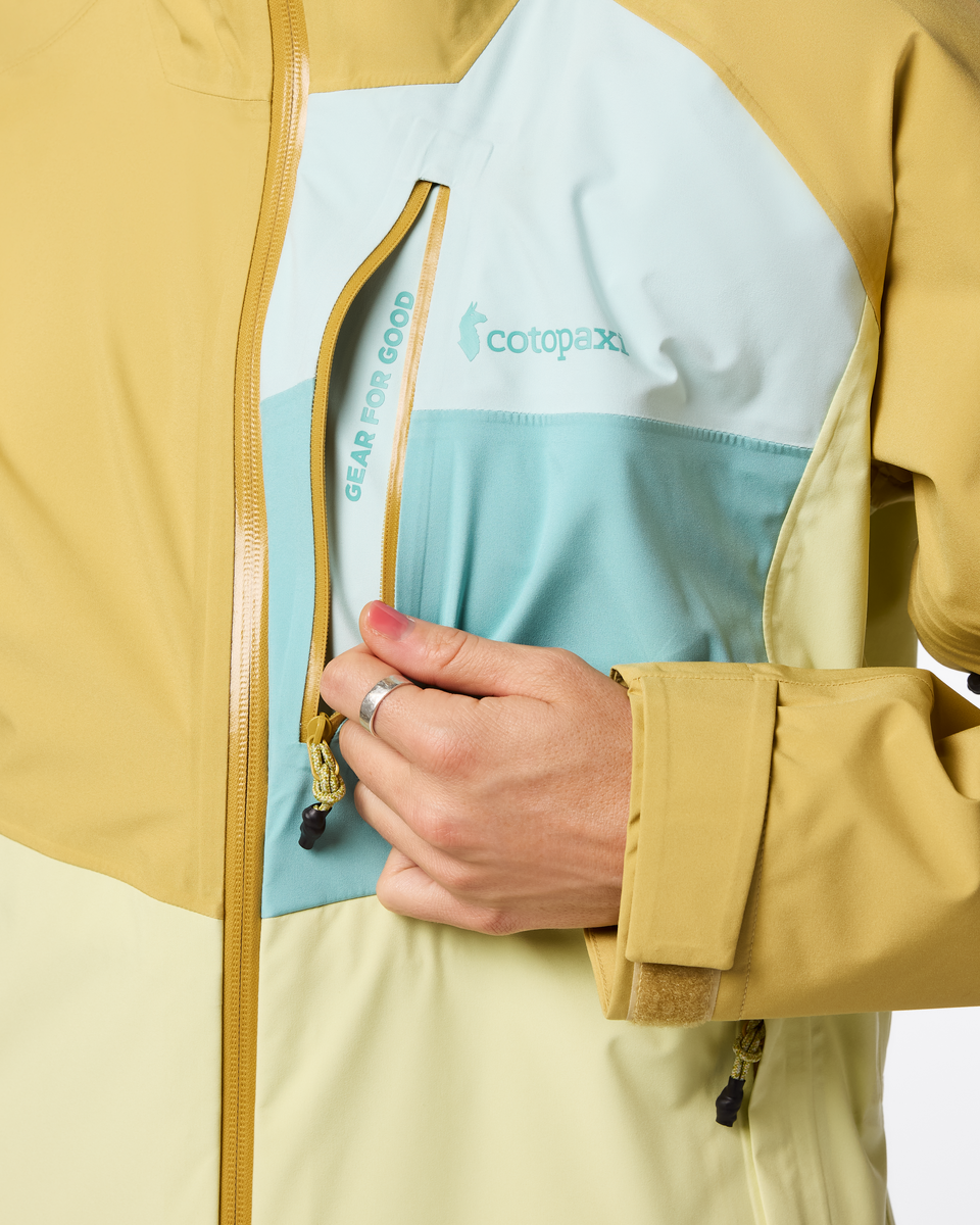 Impermeo 3L Hooded Shell Jacket - Women's - Husk/Honeydew - US 2041