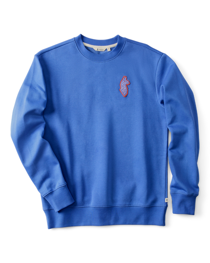 Lava Llama Crew Sweatshirt - Women's - Azure - US 4461
