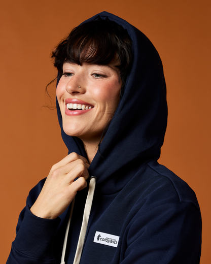 Llama Patch Pullover Hoodie - Women's - Maritime - US 5666