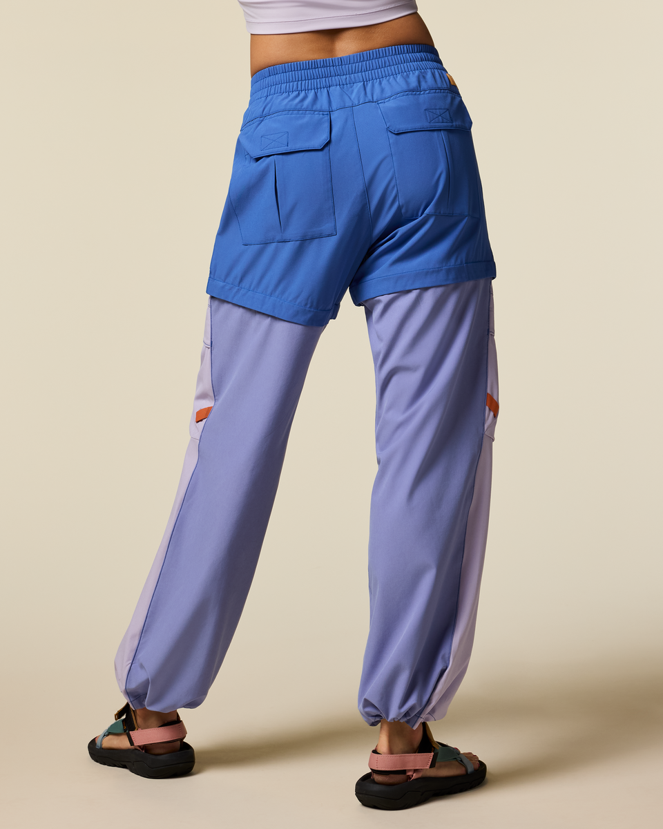 Losdos Zip-Off Pant - Women's - Azure/Aster - US 8619
