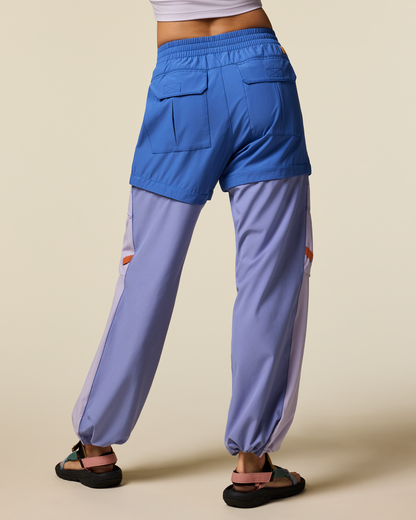 Losdos Zip-Off Pant - Women's - Azure/Aster - US 8619