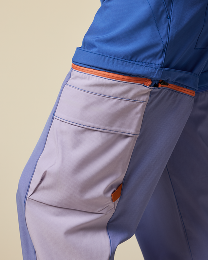 Losdos Zip-Off Pant - Women's - Azure/Aster - US 8619