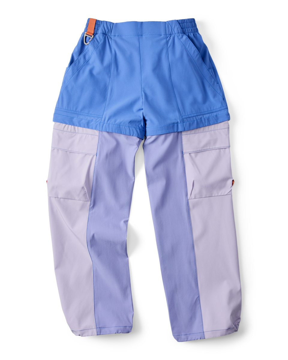 Losdos Zip-Off Pant - Women's - Azure/Aster - US 8619