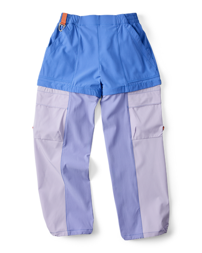 Losdos Zip-Off Pant - Women's - Azure/Aster - US 8619