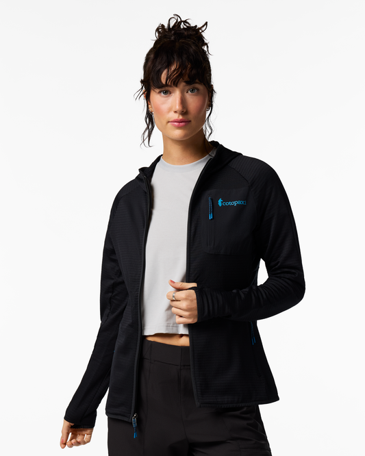 Otero Fleece Full-Zip Hooded Jacket - Women's - Cotopaxi Black - US 3276
