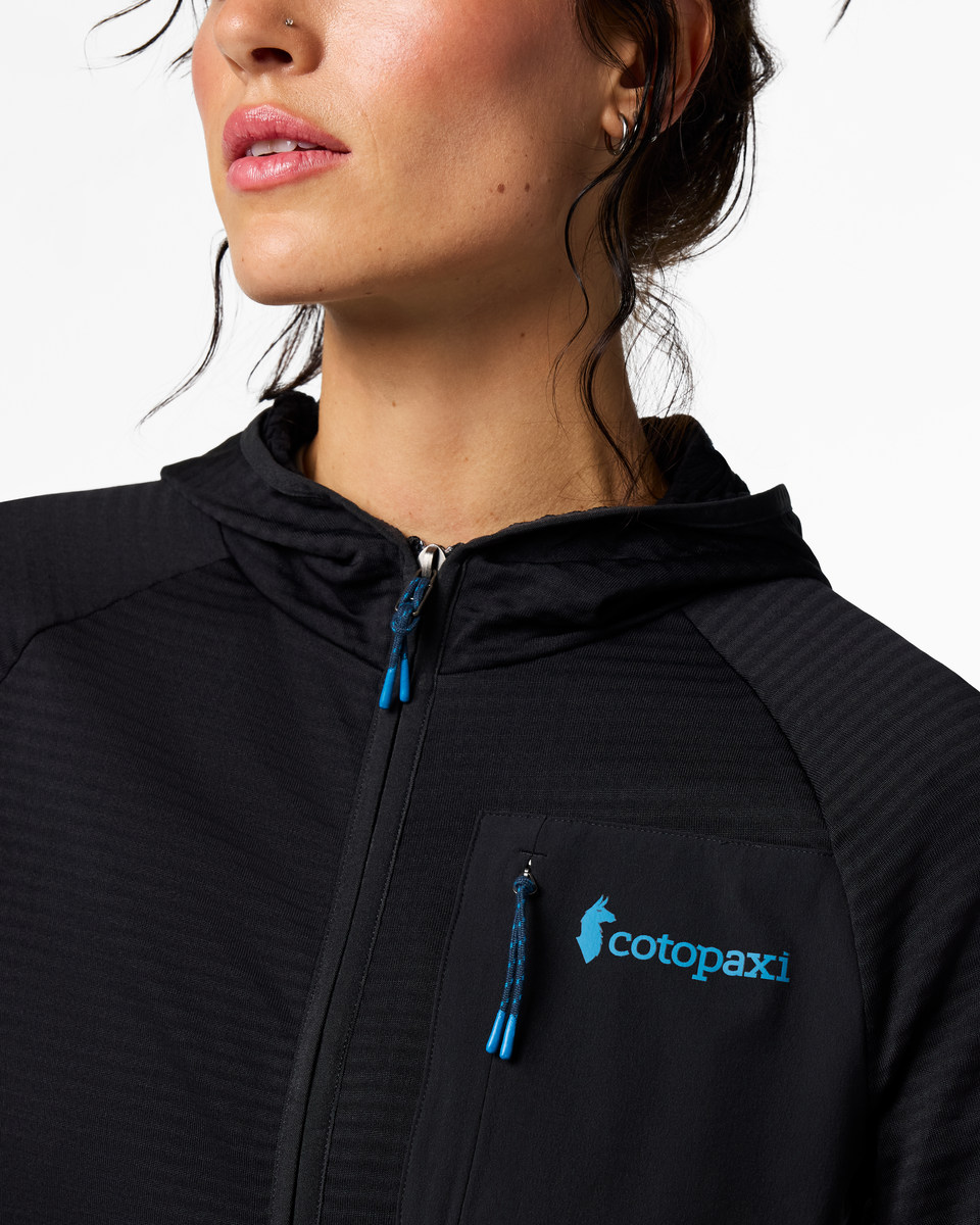 Otero Fleece Full-Zip Hooded Jacket - Women's - Cotopaxi Black - US 3276