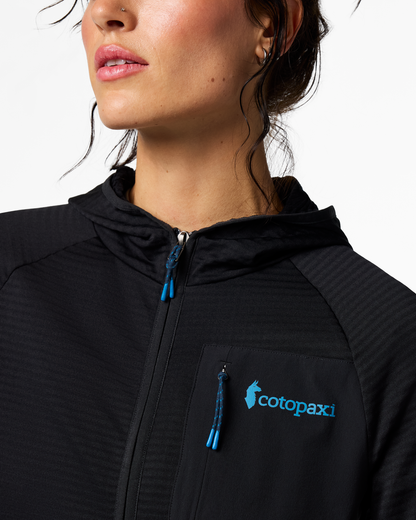 Otero Fleece Full-Zip Hooded Jacket - Women's - Cotopaxi Black - US 3276