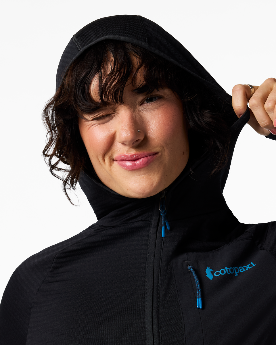Otero Fleece Full-Zip Hooded Jacket - Women's - Cotopaxi Black - US 3276