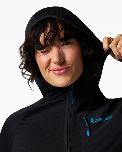 Otero Fleece Full-Zip Hooded Jacket - Women's - Cotopaxi Black - US 3276