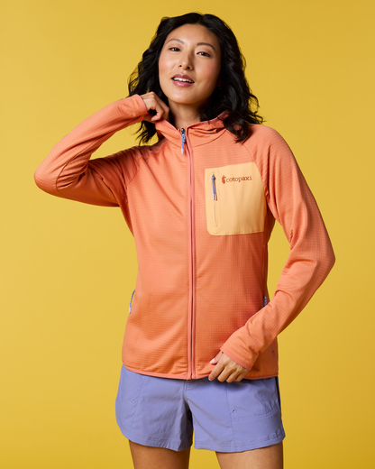Otero Fleece Full-Zip Hooded Jacket - Women's - Grapefruit - US 2398