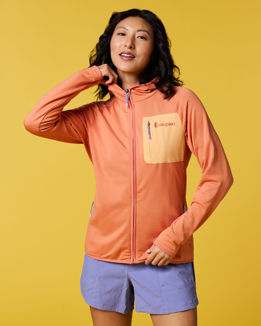 Otero Fleece Full-Zip Hooded Jacket - Women's - Grapefruit - US 2398