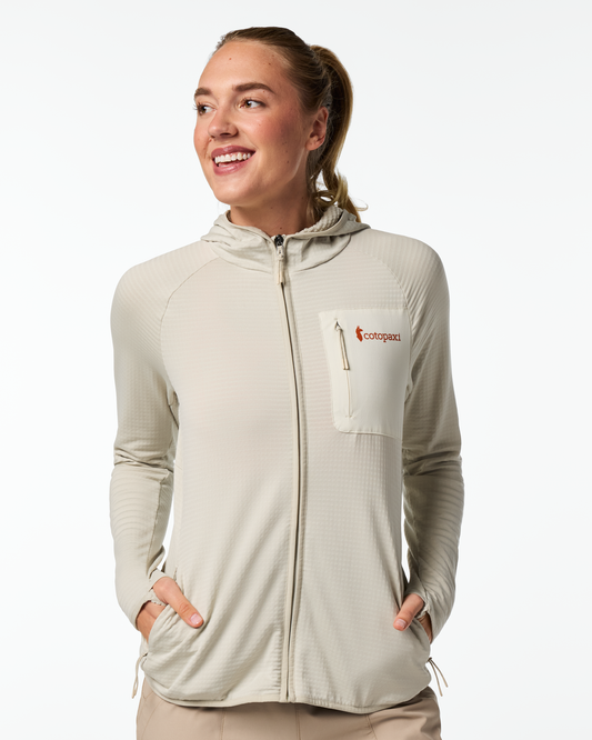 Otero Fleece Full-Zip Hooded Jacket - Women's - Mineral - US 1866