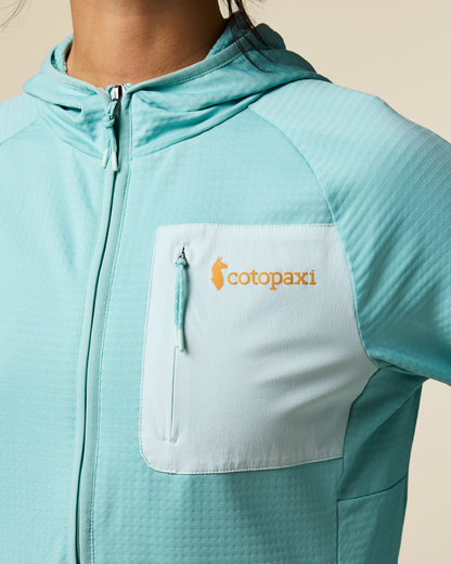 Otero Fleece Full-Zip Hooded Jacket - Women's - Tide Pool - US 8179