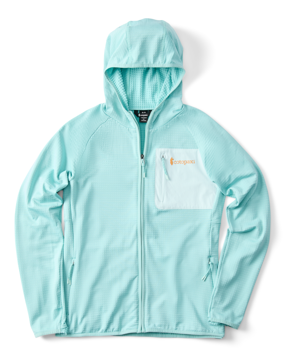 Otero Fleece Full-Zip Hooded Jacket - Women's - Tide Pool - US 8179