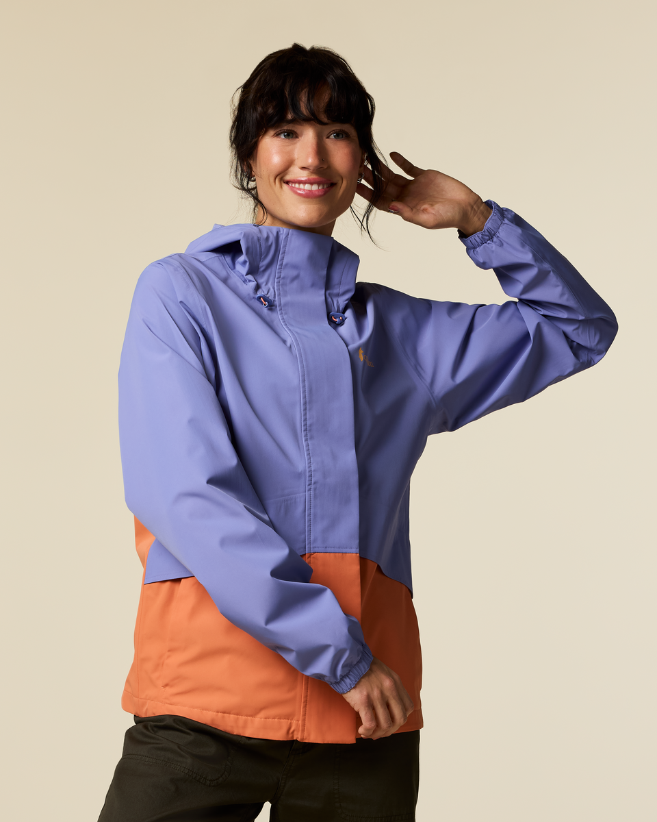 Rayu Rain Jacket - Women's - Aster/Grapefruit - US 3696