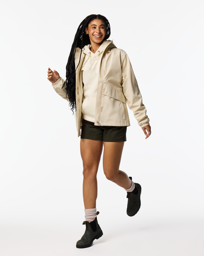 Rayu Rain Jacket - Women's - Cream - US 5712