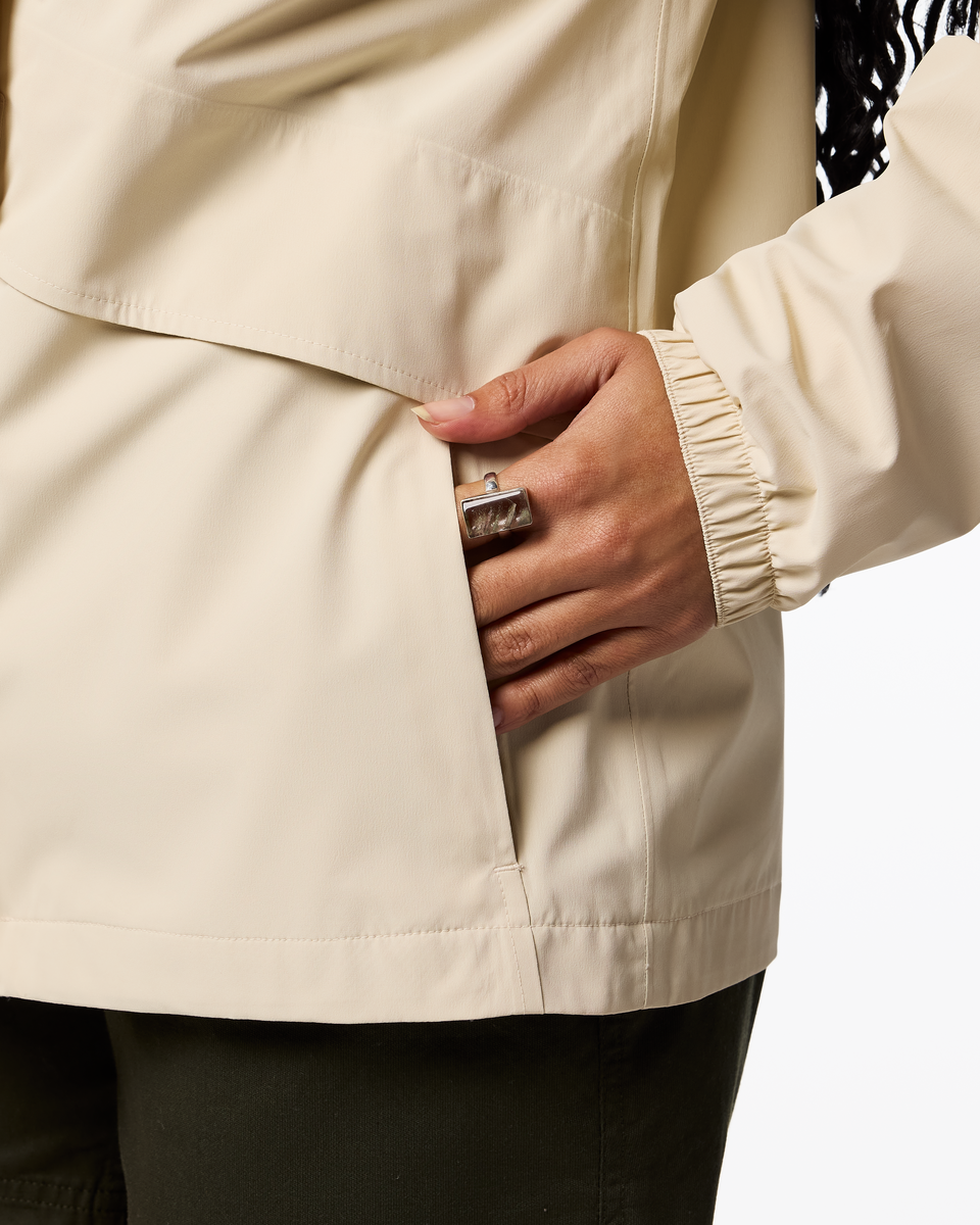 Rayu Rain Jacket - Women's - Cream - US 5712