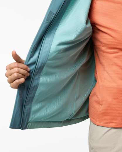 Rayu Rain Jacket - Women's - Everglade/Tide Pool - US 6990