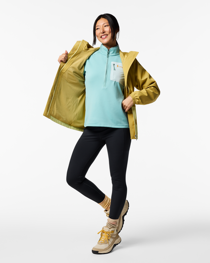 Rayu Rain Jacket - Women's - Husk/Honeydew - US 3446