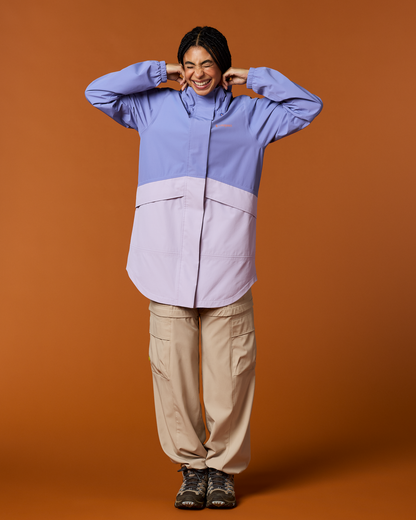 Rayu Rain Parka - Women's - Aster/Moonbeam - US 4890