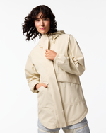 Rayu Rain Parka - Women's - Cream - US 9216