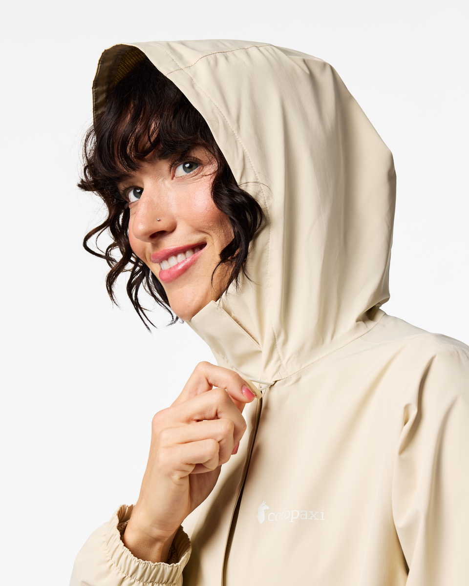 Rayu Rain Parka - Women's - Cream - US 9216