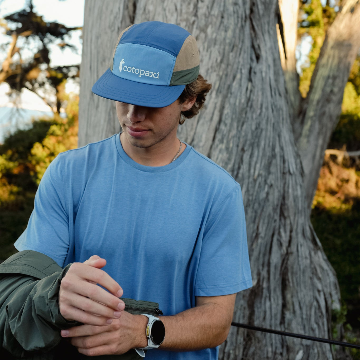 Cotopaxi Tech 5-Panel Hat - Black/Cinder - US 4825