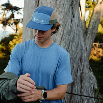 Cotopaxi Tech 5-Panel Hat - Black/Cinder - US 7741