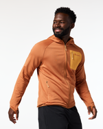 Otero Fleece Full-Zip Hooded Jacket - Men's - Whiskey - US 2827
