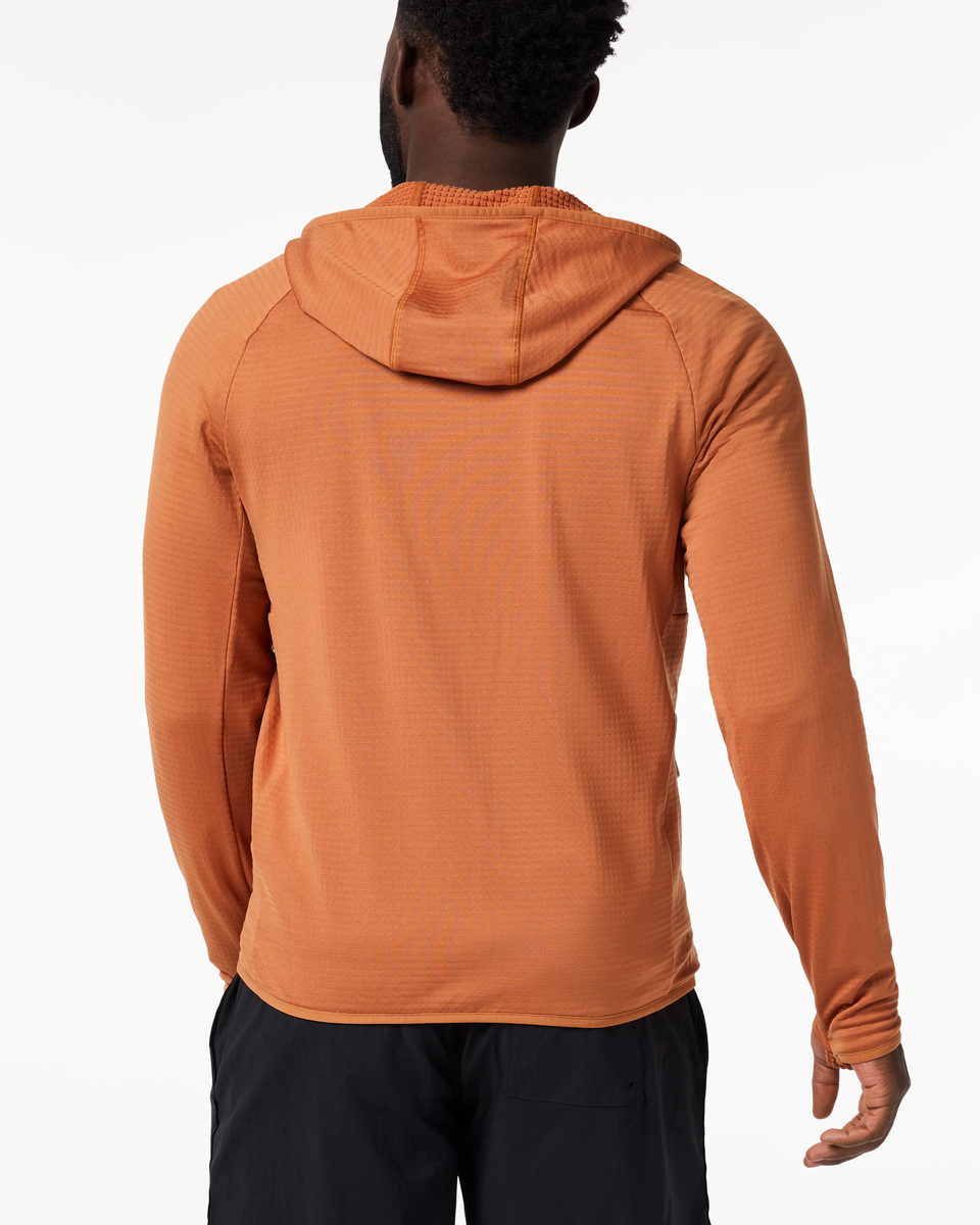 Otero Fleece Full-Zip Hooded Jacket - Men's - Whiskey - US 2827