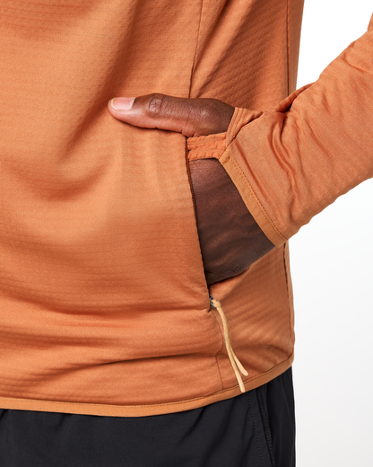 Otero Fleece Full-Zip Hooded Jacket - Men's - Whiskey - US 2827