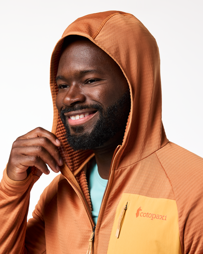 Otero Fleece Full-Zip Hooded Jacket - Men's - Whiskey - US 2827