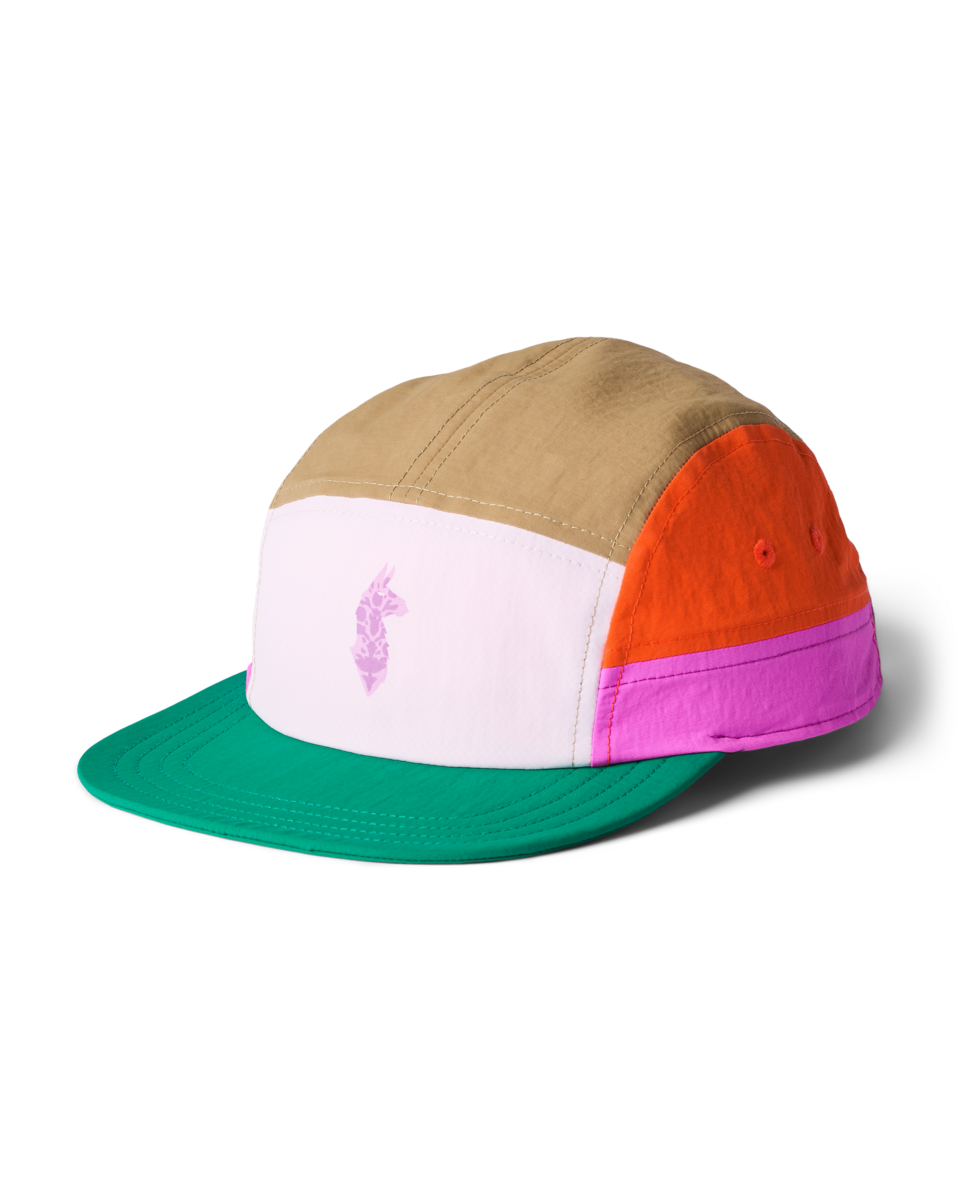 Cotopaxi X FP Movement Tech 5-Panel Hat - Powder Pink/Green Glow - US 4510