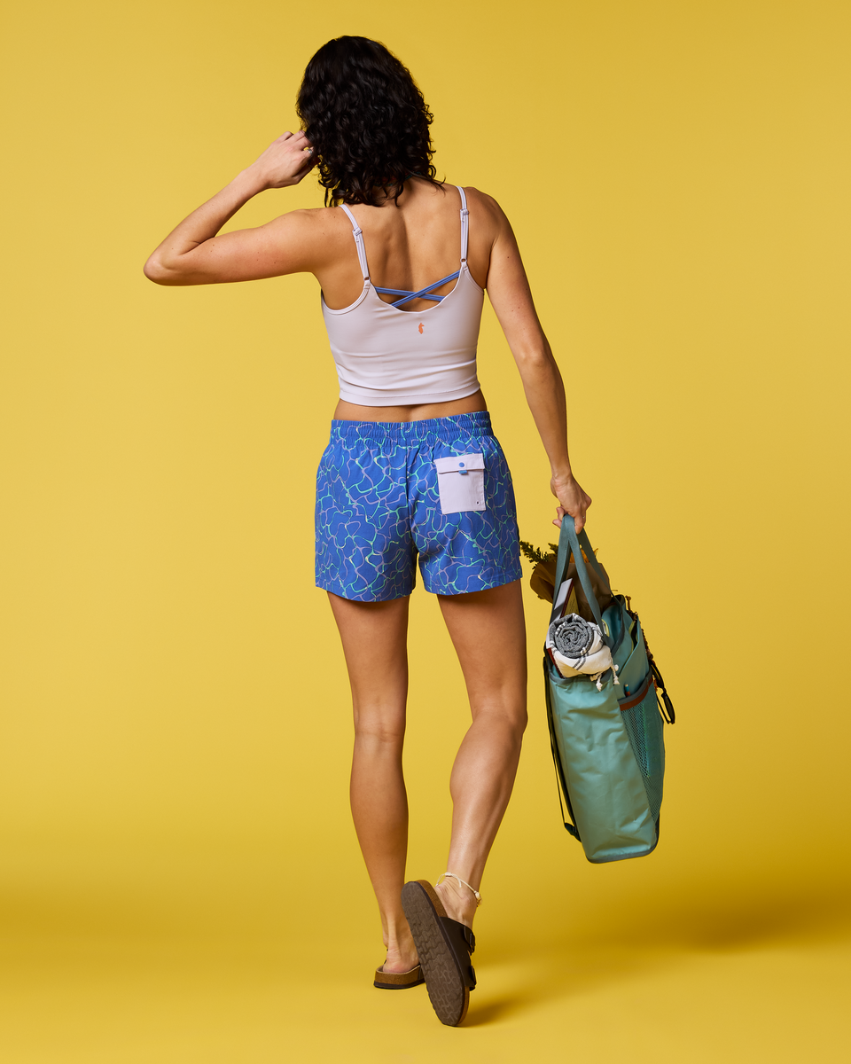 Brinco 3" Short - Print - Women's - Splash Azure - US 7228