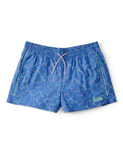 Brinco 3" Short - Print - Women's - Splash Azure - US 7228